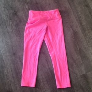 Lululemon leggings bright pink size 2